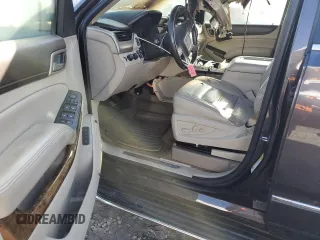 2015 GMC Yukon Denali with VIN 1GKS2CKJ9FR727818, listed as a Copart auction lot 50410655 with 0 mi miles and Salvage Title. Bid and sale history available at carsss.com. Image 8.
