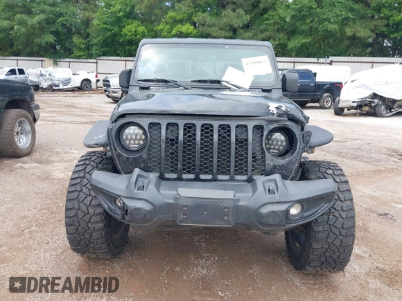 2021 Jeep Gladiator Sport S with VIN 1C6JJTAM7ML554412, listed as a IAAI auction lot 42199167 with 74,263 mi miles and . Bid and sale history available at DreamBid. Image 12.