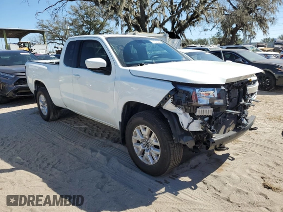 2023 Nissan Frontier S z VIN 1N6ED1CMXPN609671, wystawiony jako Copart lot #77313244 z przebiegiem 38 243 mil mil oraz Szkoda całkowita • Salvage title. Historia ofert i sprzedaży dostępna na DreamBid. Obrazek 4.