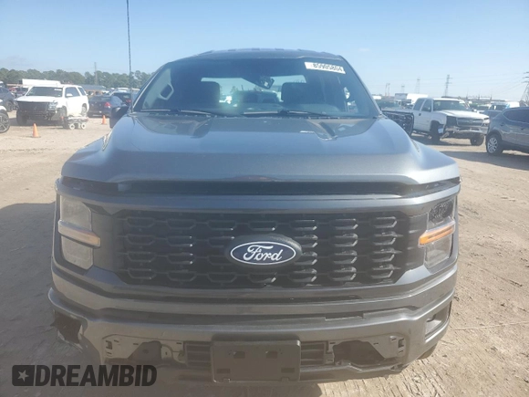 2024 Ford F-150 STX with VIN 1FTEW2K5XRKE50524, listed as a Copart auction lot 85905804 with 4,804 mi miles and Salvage Title. Bid and sale history available at carsss.com. Image 5.