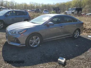 2018 Hyundai Sonata SEL with VIN 5NPE34AF2JH685825, listed as a Copart auction lot 52036325 with 45,680 mi miles and Salvage Title. Bid and sale history available at DreamBid. Image 1.