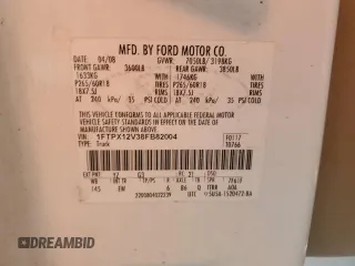 2008 Ford F-150 XL с VIN 1FTPX12V38FB82004, выставлен на аукционе Copart как лот 57708935 с пробегом 229 759 миль миль и Чистый • Clean title. История ставок и продаж доступна на DreamBid. Изображение 12.