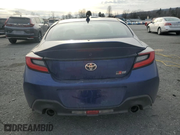 2023 Toyota GR86 Premium with VIN JF1ZNBE13P9751854, listed as a Copart auction lot 46776615 with 12,463 mi miles and Salvage Title. Bid and sale history available at carsss.com. Image 6.