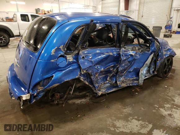 2003 Chrysler PT Cruiser GT with VIN 3C8FY78G73T568040, listed as a Copart auction lot 46612835 with 58,056 mi miles and Salvage title. Bid and sale history available at DreamBid. Image 3.