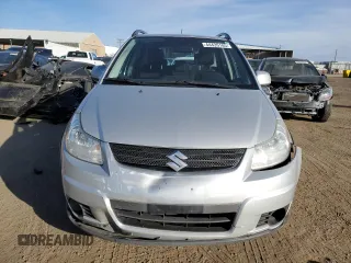 2009 Suzuki SX4 with VIN JS2YB413895103329, listed as a Copart auction lot 44435185 with 77,923 mi miles and Salvage Title. Bid and sale history available at carsss.com. Image 5.