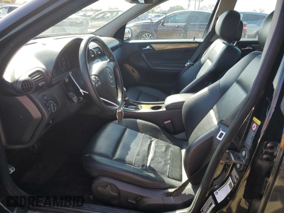 2007 Mercedes-Benz C 230 Sport with VIN WDBRF52H87F857260, listed as a Copart auction lot 51708465 with 157,435 mi miles and Salvage Title. Bid and sale history available at DreamBid. Image 7.