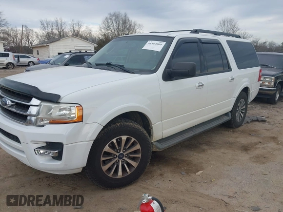 2016 Ford Expedition EL XLT with VIN 1FMJK1HT8GEF49487, listed as a IAAI auction lot 41464009 with 146,582 mi miles. Bid and sale history available at carsss.com. Image 2.