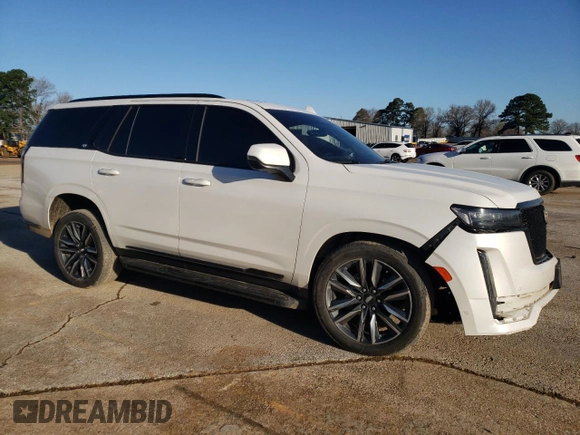 2022 Cadillac Escalade Sport z VIN 1GYS3EKL6NR234497, wystawiony jako Copart lot #48560705 z przebiegiem 55 438 mil mil oraz Szkoda całkowita • Salvage title. Historia ofert i sprzedaży dostępna na DreamBid. Obrazek 4.