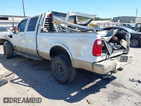 2008 Ford Super Duty F-250 SRW XL with VIN 1FTSW21R18EB89806, listed as a IAAI auction lot 41834311 with Not Provided miles. Bid and sale history available at carsss.com. Image 3.