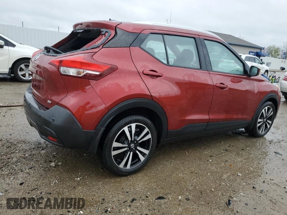 2020 Nissan Kicks SV z VIN 3N1CP5CV9LL514579, wystawiony jako Copart lot #51285935 z przebiegiem 42 882 mil mil oraz Czysty tytuł • Clean title. Historia ofert i sprzedaży dostępna na DreamBid. Obrazek 3.