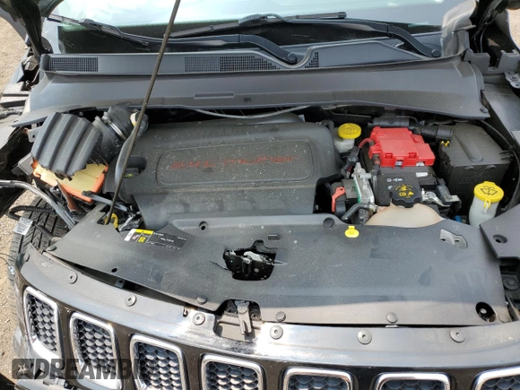 2021 Jeep Compass Sport z VIN 3C4NJDAB0MT591580, wystawiony jako Copart lot #59692785 z przebiegiem 70 661 mil mil oraz Szkoda całkowita • Salvage title. Historia ofert i sprzedaży dostępna na DreamBid. Obrazek 12.