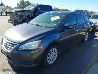 2015 Nissan Sentra S with VIN 3N1AB7AP7FY363741, listed as a IAAI auction lot 41209845 with 101,880 mi miles. Bid and sale history available at carsss.com. Image 2.