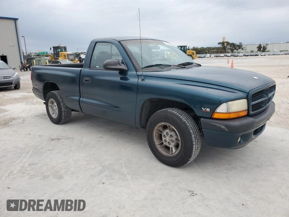1997 Dodge Dakota with VIN 1B7FL26X1VS151362, listed as a Copart auction lot 88456545 with 177,289 mi miles and Salvage Title. Bid and sale history available at carsss.com. Image 4.