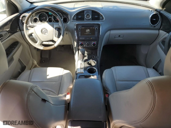 2015 Buick Enclave Leather with VIN 5GAKRBKD2FJ166650, listed as a Copart auction lot 46887895 with 100,258 mi miles and Salvage Title. Bid and sale history available at carsss.com. Image 8.