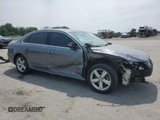 2015 Volkswagen Passat Limited Edition with VIN 1VWAT7A30FC098027, listed as a Copart auction lot 60612055 with 121,208 mi miles and Salvage title. Bid and sale history available at DreamBid. Image 4.