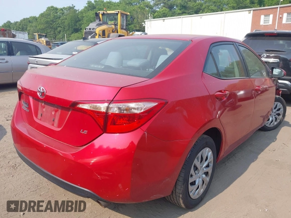 2018 Toyota Corolla L with VIN 2T1BURHE9JC965125, listed as a IAAI auction lot 42404116 with 91,219 mi miles and . Bid and sale history available at DreamBid. Image 4.