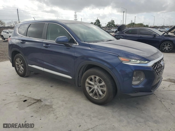 2019 Hyundai Santa Fe SE with VIN 5NMS23AD5KH128369, listed as a Copart auction lot 50727625 with 59,025 mi miles and Salvage Title. Bid and sale history available at carsss.com. Image 4.