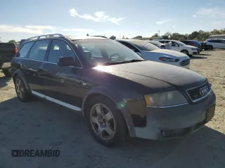 2001 Audi allroad A6 V8 with VIN WAUYP64B11N101255, listed as a Copart auction lot 77422544 with 212,333 mi miles and Salvage Title. Bid and sale history available at DreamBid. Image 4.