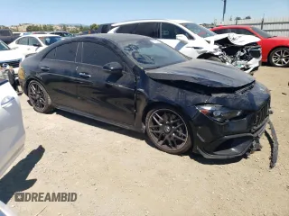 2021 Mercedes-Benz CLA 45 AMG with VIN W1K5J5DB6MN203498, listed as a Copart auction lot 61161904 with 48,058 mi miles and Salvage Title. Bid and sale history available at DreamBid. Image 4.