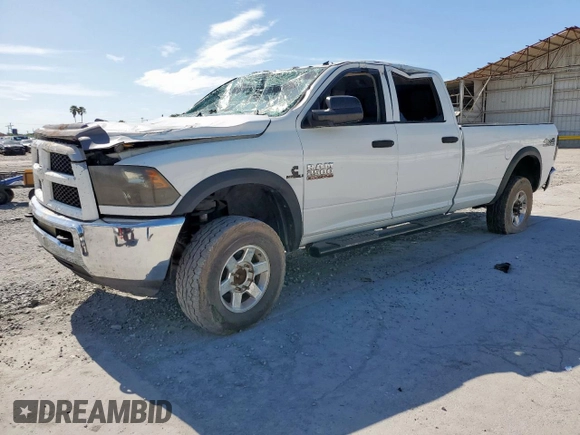 2013 Ram 2500 Tradesman with VIN 3C6UR5HL9DG584622, listed as a Copart auction lot 61448945 with 137,321 mi miles and Salvage title. Bid and sale history available at DreamBid. Image 1.
