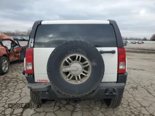 2007 Hummer H3 SUV with VIN 5GTDN13E478256422, listed as a Copart auction lot 84375874 with 203,057 mi miles and Salvage Title. Bid and sale history available at DreamBid. Image 6.