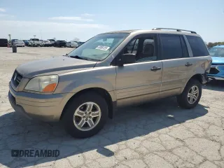2003 Honda Pilot EX z VIN 2HKYF18603H587095, wystawiony jako Copart lot #53886125 z przebiegiem 188 388 mil mil oraz Szkoda całkowita • Salvage title. Historia ofert i sprzedaży dostępna na DreamBid. Obrazek 1.