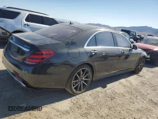 2020 Mercedes-Benz S S 560 with VIN WDDUG8GB4LA513291, listed as a Copart auction lot 61522844 with 40,646 mi miles and Salvage Title. Bid and sale history available at carsss.com. Image 3.