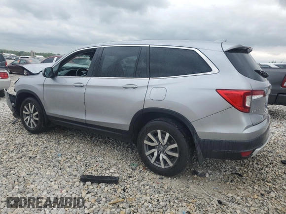 2019 Honda Pilot EX-L with VIN 5FNYF6H55KB049302, listed as a Copart auction lot 56632135 with Not provided miles and Salvage title. Bid and sale history available at DreamBid. Image 2.