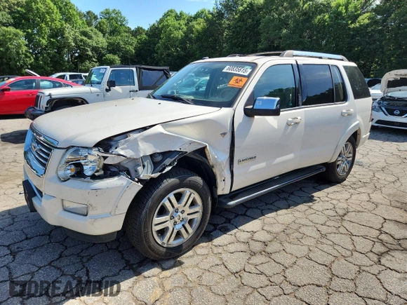 2008 Ford Explorer Limited with VIN 1FMEU75848UB00281, listed as a Copart auction lot 60835615 with 205,098 mi miles and Salvage title. Bid and sale history available at DreamBid. Image 1.