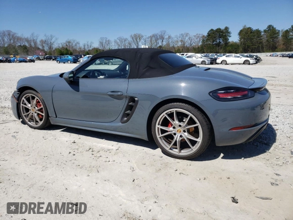 2017 Porsche 718 Boxster S z VIN WP0CB2A8XHS241362, wystawiony jako Copart lot #49535964 z przebiegiem 50 678 mil mil oraz . Historia ofert i sprzedaży dostępna na DreamBid. Obrazek 2.