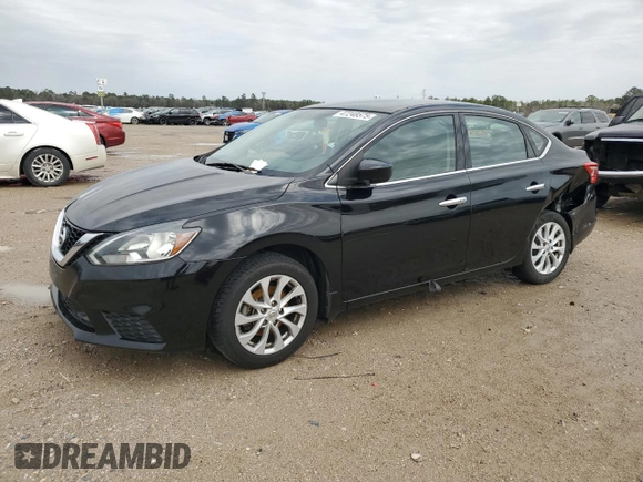 2018 Nissan Sentra SV with VIN 3N1AB7AP4JL639203, listed as a Copart auction lot 47248575 with 133,748 mi miles and Salvage Title. Bid and sale history available at carsss.com. Image 1.