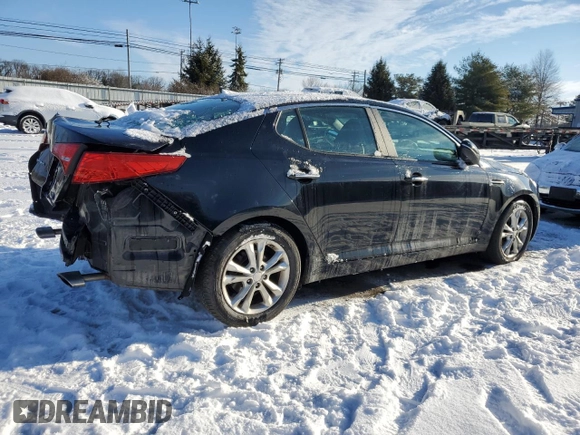 2013 Kia Optima EX with VIN 5XXGN4A70DG161293, listed as a Copart auction lot 89244685 with 30,752 mi miles and Salvage Title. Bid and sale history available at carsss.com. Image 3.