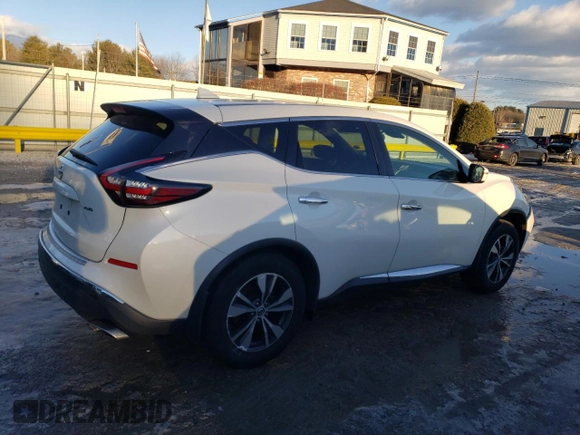 2020 Nissan Murano S with VIN 5N1AZ2AS2LN148675, listed as a Copart auction lot 43629905 with 28,555 mi miles and Salvage Title. Bid and sale history available at DreamBid. Image 3.