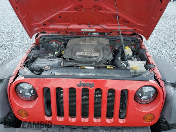 2012 Jeep Wrangler Sport with VIN 1C4GJWAGXCL171903, listed as a Copart auction lot 55036135 with Not Provided miles and Salvage Title. Bid and sale history available at carsss.com. Image 11.