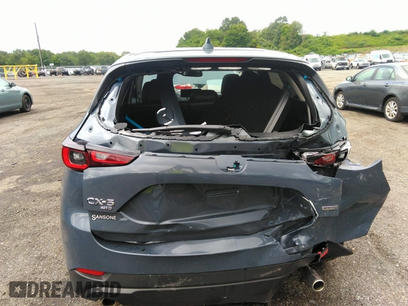 2023 Mazda CX-5 2.5 S Carbon Edition with VIN JM3KFBCM1P0209900, listed as a IAAI auction lot 37342913 with 3,853 mi miles. Bid and sale history available at carsss.com. Image 6.