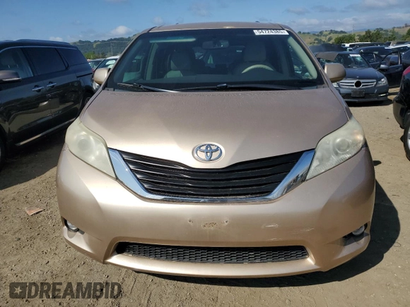 2011 Toyota Sienna LE AAS with VIN 5TDKK3DC6BS086570, listed as a Copart auction lot 54724385 with 157,530 mi miles and Salvage Title. Bid and sale history available at DreamBid. Image 5.