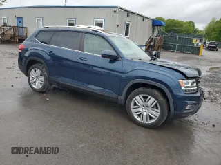 2019 Volkswagen Atlas SE with VIN 1V2UR2CA8KC597096, listed as a Copart auction lot 57997475 with 48,055 mi miles and Salvage title. Bid and sale history available at DreamBid. Image 4.