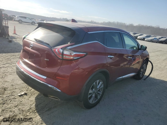 2018 Nissan Murano SL with VIN 5N1AZ2MHXJN109717, listed as a Copart auction lot 47045045 with 126,114 mi miles and Salvage Title. Bid and sale history available at carsss.com. Image 3.