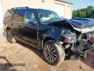 2015 Lincoln Navigator z VIN 5LMJJ2JT5FEJ03036, wystawiony jako IAAI lot #42259727 z przebiegiem 131 747 mil mil oraz . Historia ofert i sprzedaży dostępna na DreamBid. Obrazek 1.