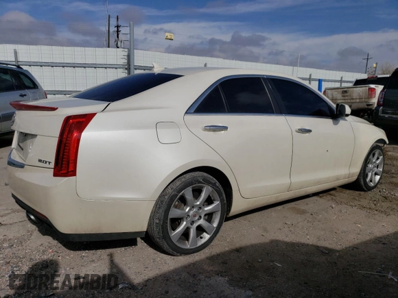 2014 Cadillac ATS Standard AWD with VIN 1G6AG5RX6E0168829, listed as a Copart auction lot 48019265 with 142,807 mi miles and Salvage title. Bid and sale history available at DreamBid. Image 3.