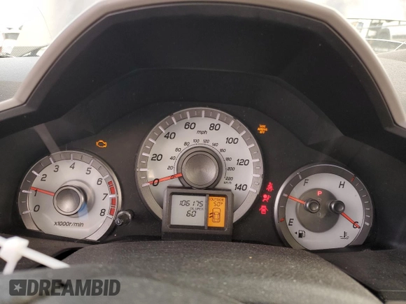 2014 Honda Pilot EX-L with VIN 5FNYF4H50EB005362, listed as a Copart auction lot 46695275 with 106,175 mi miles and Salvage Title. Bid and sale history available at DreamBid. Image 9.