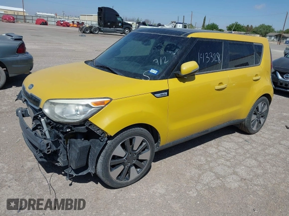 2014 Kia Soul + with VIN KNDJX3A52E7028473, listed as a IAAI auction lot 42161034 with 143,328 mi miles and . Bid and sale history available at DreamBid. Image 2.