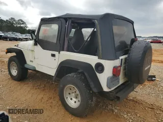 2000 Jeep Wrangler SE with VIN 1J4FA29P3YP749679, listed as a Copart auction lot 44294295 with 0 mi miles and Clean Title. Bid and sale history available at carsss.com. Image 2.