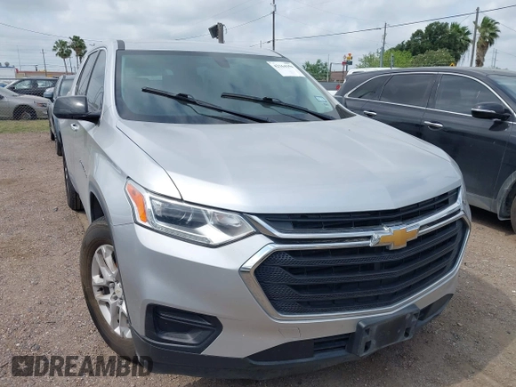 2018 Chevrolet Traverse LS with VIN 1GNERFKW8JJ172506, listed as a IAAI auction lot 42164354 with Not provided miles and . Bid and sale history available at DreamBid. Image 1.