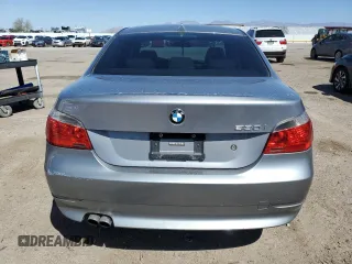 2006 BMW 5 Series 530i with VIN WBANE735X6CM34146, listed as a Copart auction lot 49740535 with 121,958 mi miles and Salvage Title. Bid and sale history available at carsss.com. Image 6.