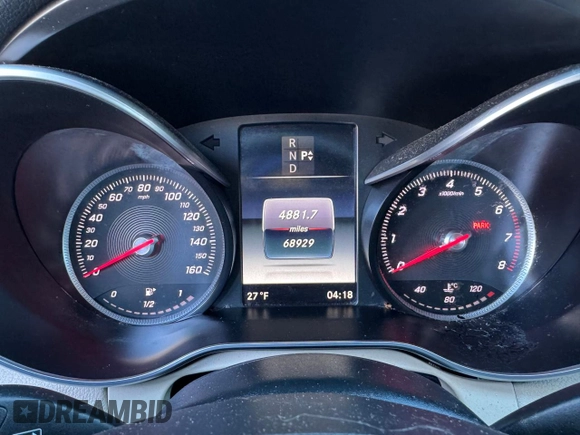 2017 Mercedes-Benz C 300 with VIN 55SWF4JB9HU215940, listed as a Copart auction lot 46169925 with 68,929 mi miles and Clean title. Bid and sale history available at DreamBid. Image 8.