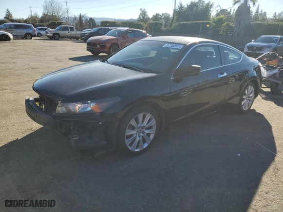 2009 Honda Accord Cpe EX-L with VIN 1HGCS22859A003443, listed as a Copart auction lot 87280924 with NaN miles and Salvage Title. Bid and sale history available at carsss.com. Image 1.