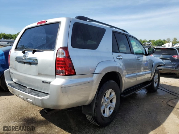 2006 Toyota 4Runner SR5 with VIN JTEBU14R760102380, listed as a Copart auction lot 56116894 with 136,270 mi miles and Salvage Title. Bid and sale history available at carsss.com. Image 3.