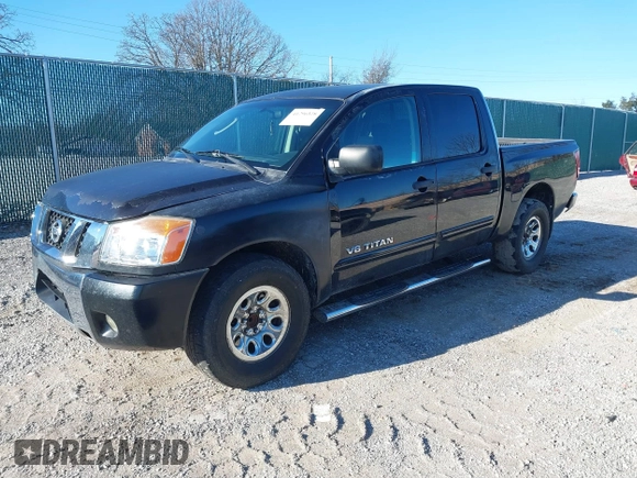 2008 Nissan Titan SE with VIN 1N6BA07DX8N310456, listed as a IAAI auction lot 41296328 with 281,767 mi miles. Bid and sale history available at carsss.com. Image 2.