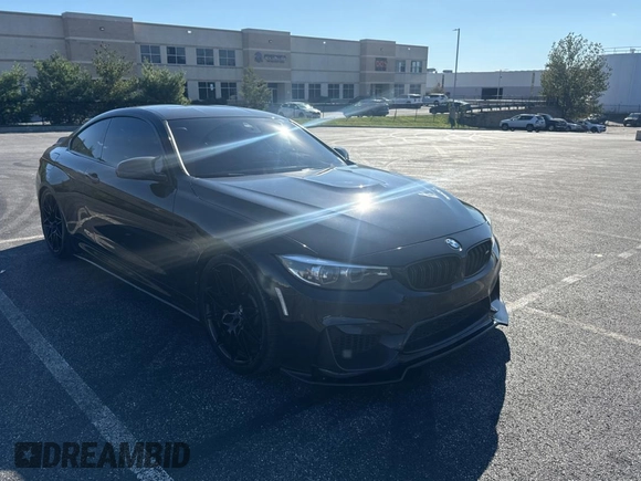 2019 BMW M4 with VIN WBS4Y9C51KAH82937, listed as a Copart auction lot 75721994 with 57,036 mi miles and Clean Title. Bid and sale history available at carsss.com. Image 1.